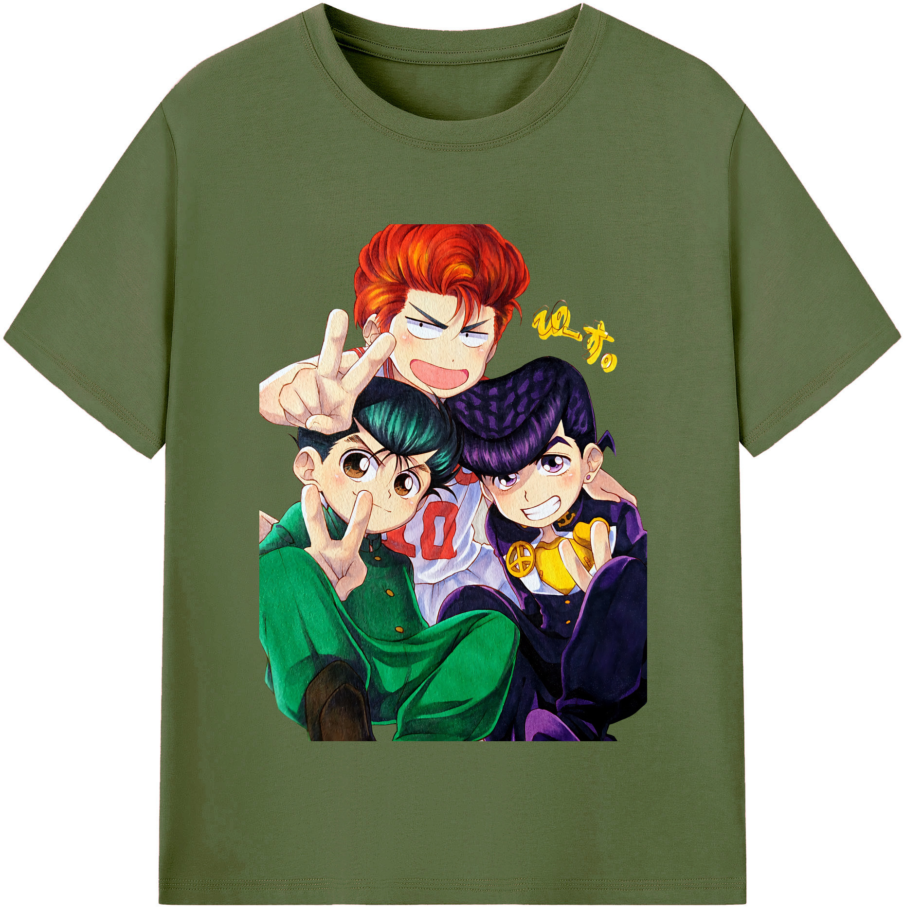 SLAM DUNK／スラムダンク 綿100％半袖Tシャツ（フロントプリント）